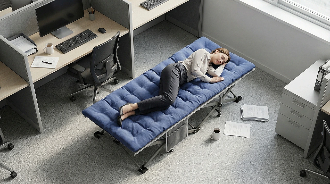 Foldable bed texture